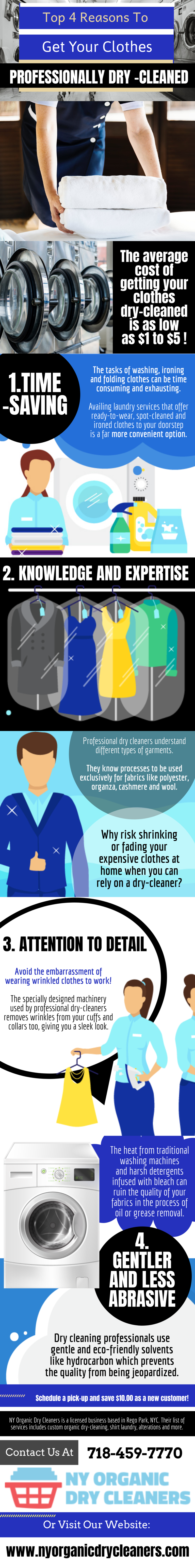 Top 4 Reasons To Get Your Clothes Professionally Dry Cleaned